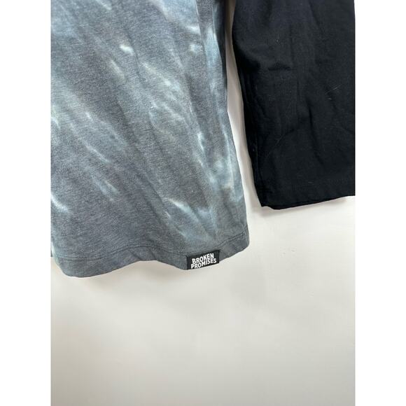 Broken Promises Y2K Skateboarding Graphic Tee Melodies for Heartbreak Size Med - Picture 9 of 10